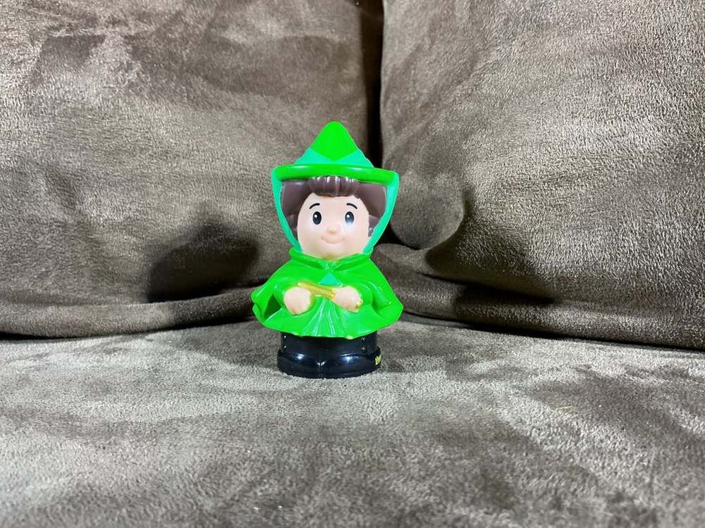 Fisher-Price Little People Disney Sleeping Beauty Green Fairy Fauna Figure